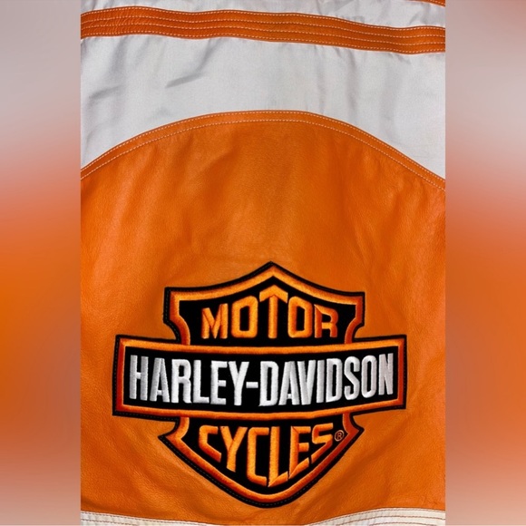 Genuine Leather Motorcycle Jacket-Custom
Made Harley Davidson Style/Dragon Print - Picture 12 of 17